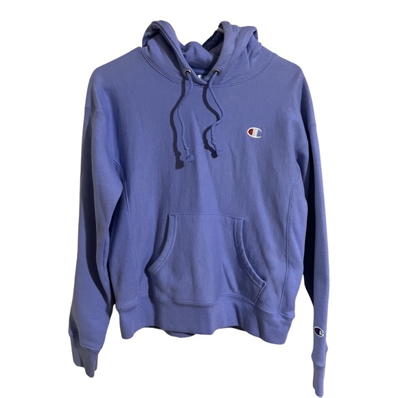 Champion Sweaters - CHAMPION REVERSE WEAVE Heavyweight Purple Violet Hoodie Sweatshirt Size: Small